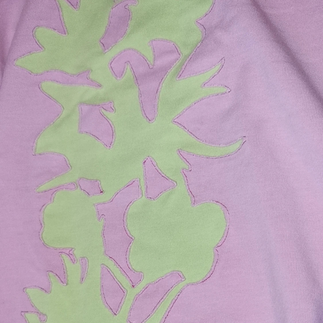 Linne med tryck - 91