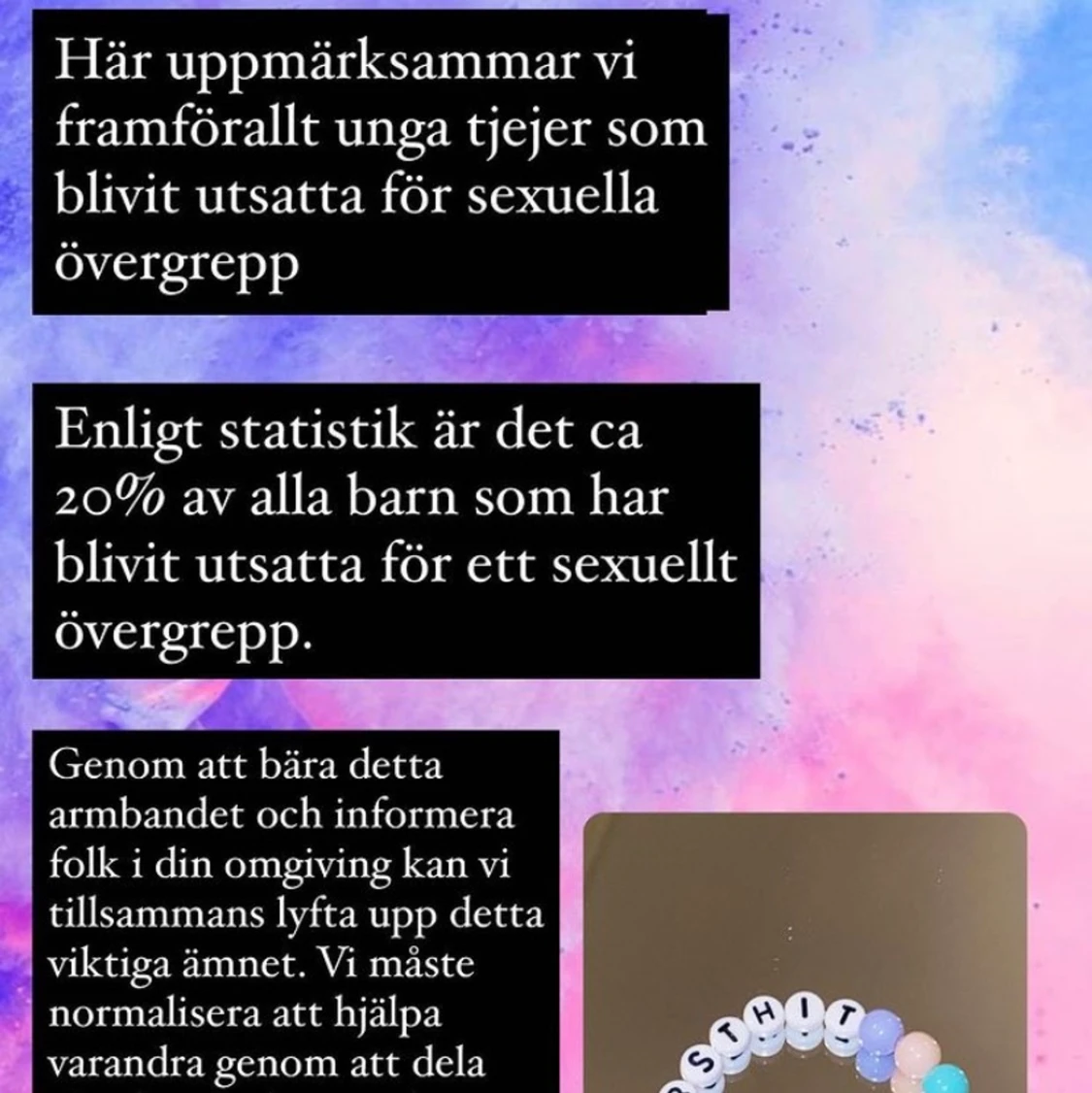 Pastellfärgat pärlarmband  - 90