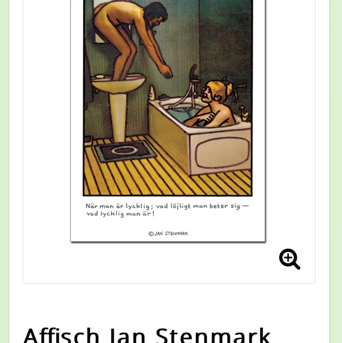 Affisch Jan Stenmark - 90