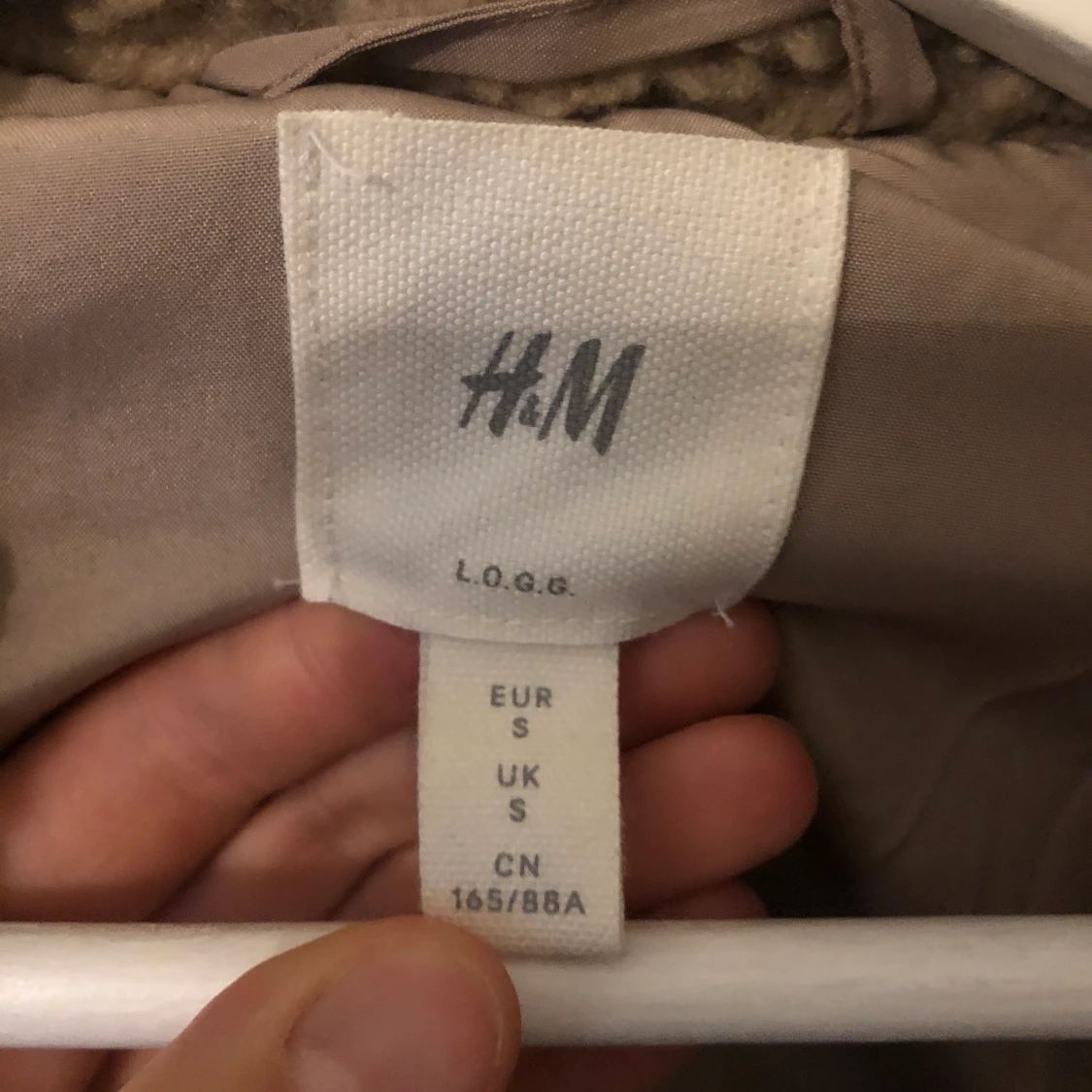 H&M Teddy jacka stl S - 91