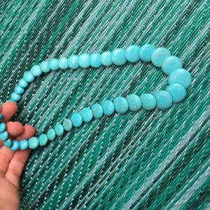  - Turkost halsband inköpt på costa rica handgjort 