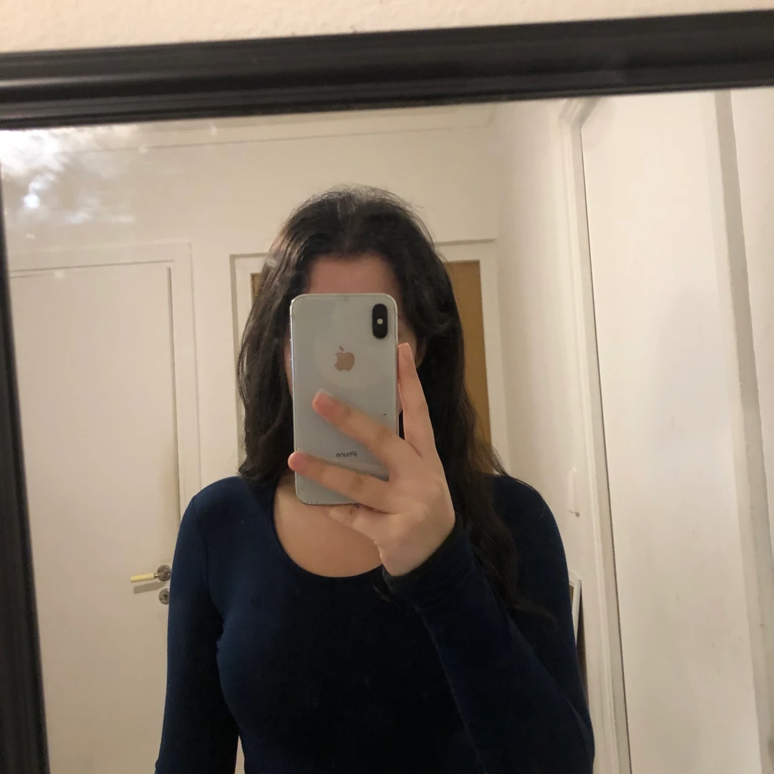 Marinblå tröja  - 90