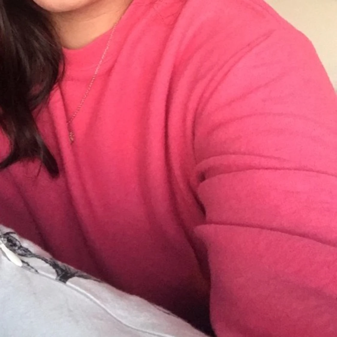 Superfin rosa tröja, strl xs - 90