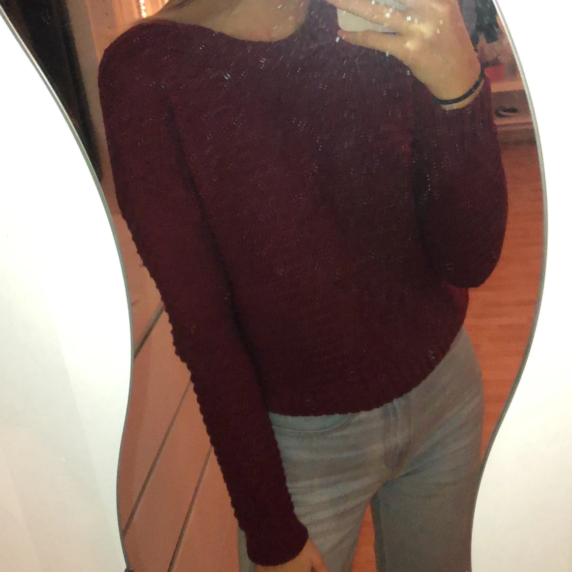 Röd tröja från hm 