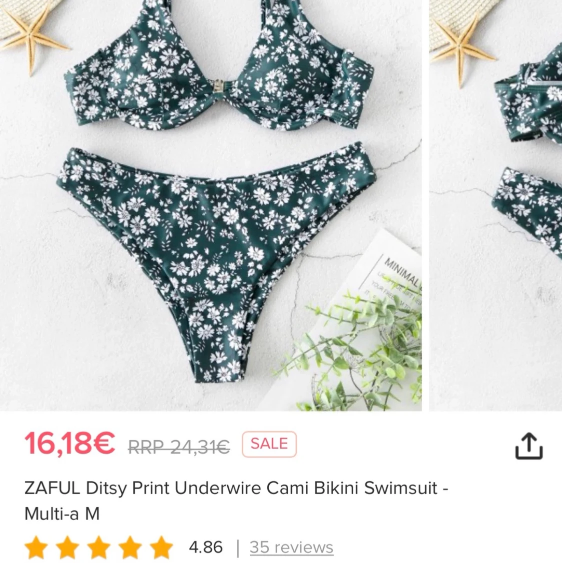 Supergullig bikini från Zaful - 91