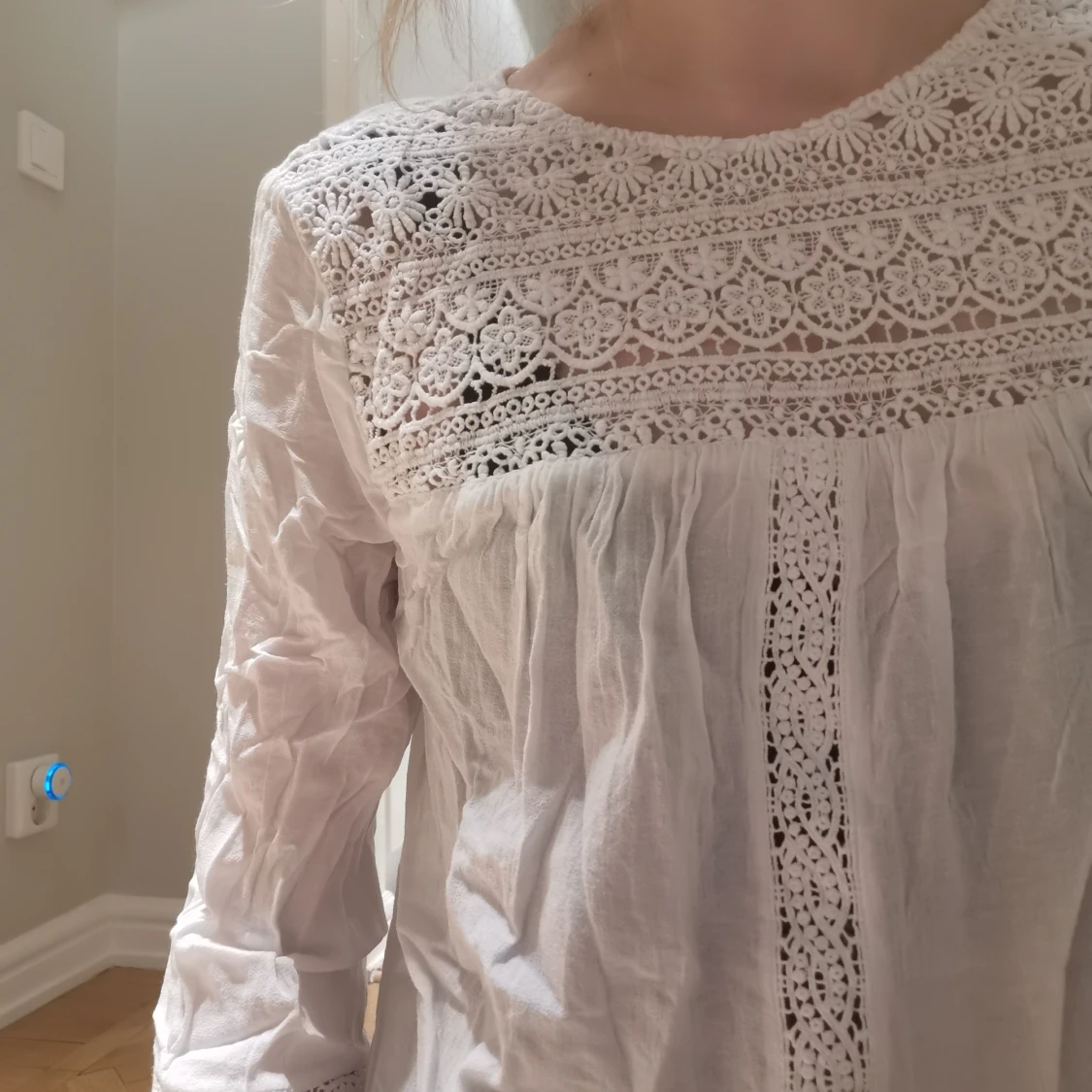 Indiska vit elegant tröja - 90