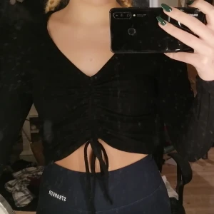 Tröja - Rubbad tröja med snörning, XS, 50kr+frakt