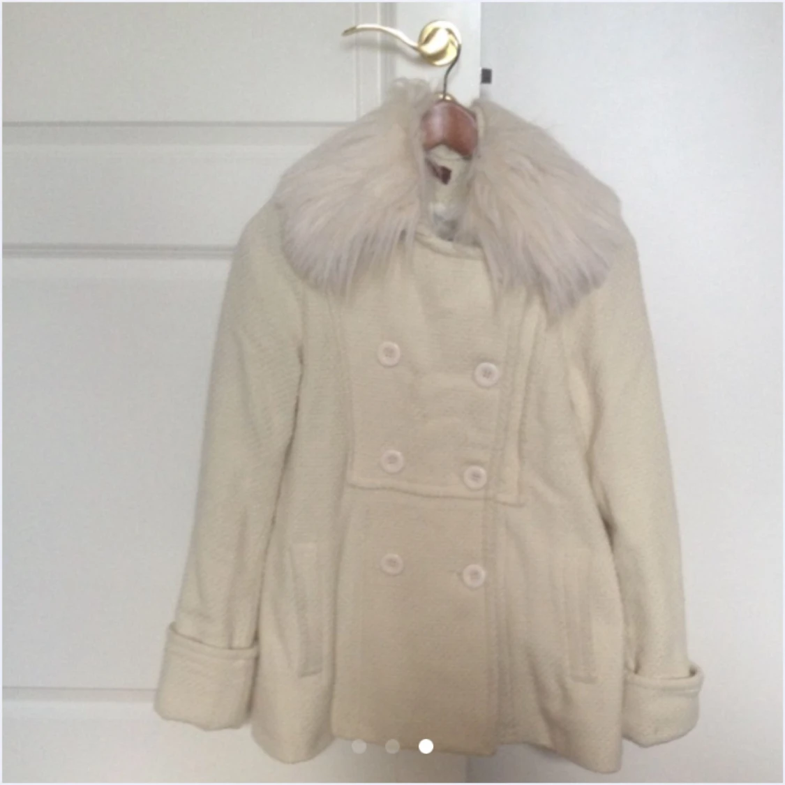 Cremevit offwhite gräddvit kappa - 1509176205