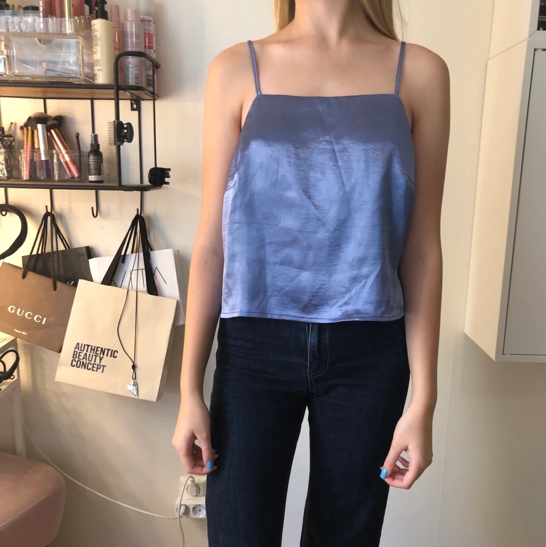 Blått linne från NAKD