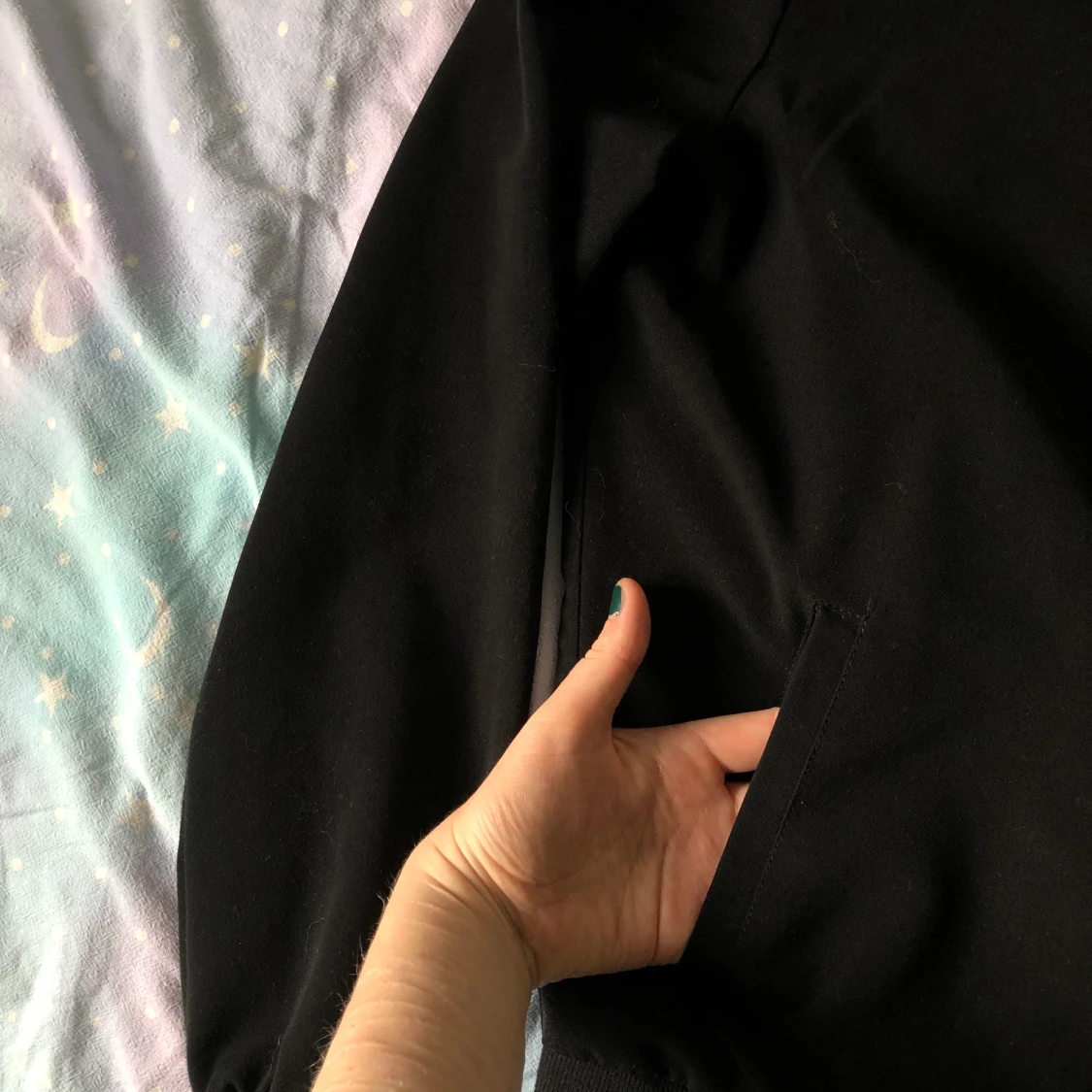 Svart övertröja/sommarjacka - 90