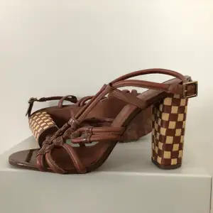 Beautiful summer high heel sandals, worn only once. Looks super sexy on the feet and suits for any occasion. Size 42, but suits 41 too