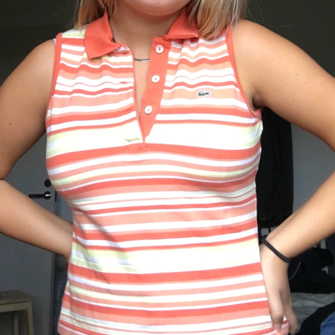 Färggladt lacoste linne strl 36-38 - 90