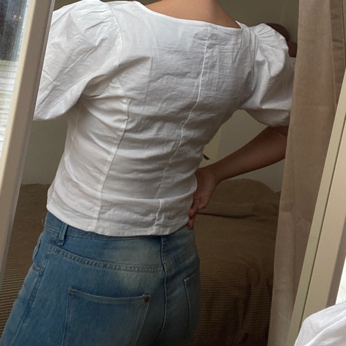 Vit blus, Nelly strl. 36 - 90