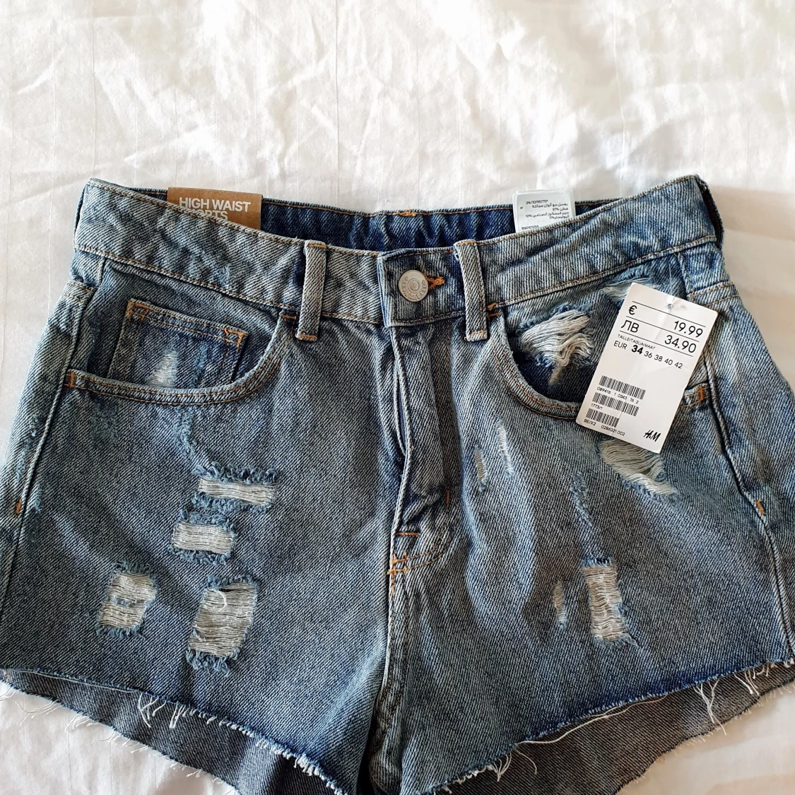 Nya jeansshorts 