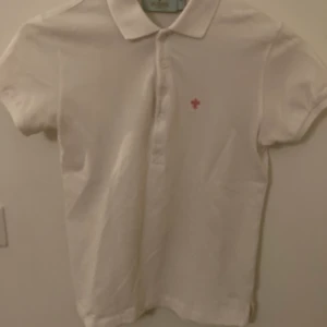 Morris piké tröja - Vit pikétröja från Morris i stl. XS