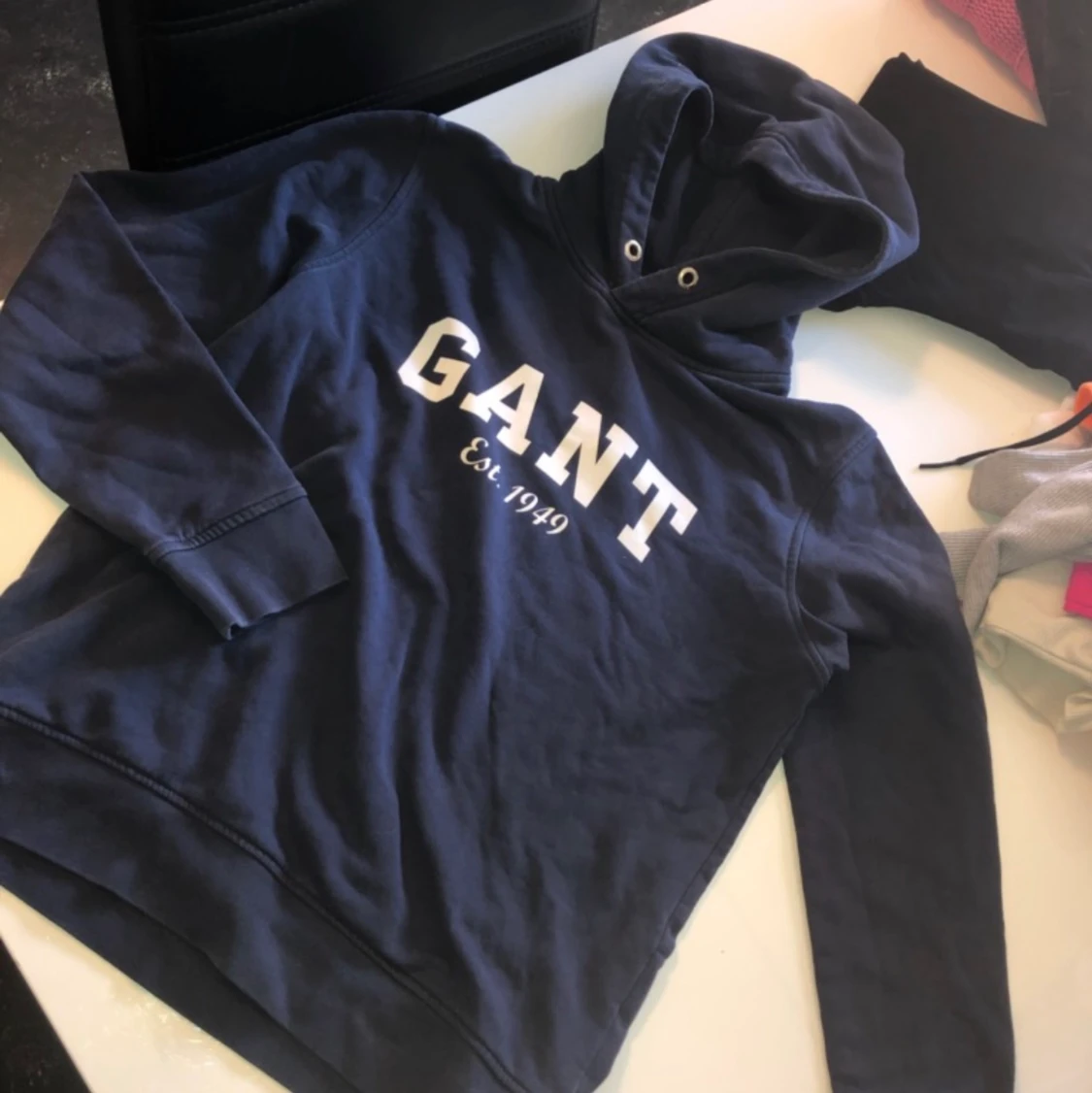 Gant hoodie blå