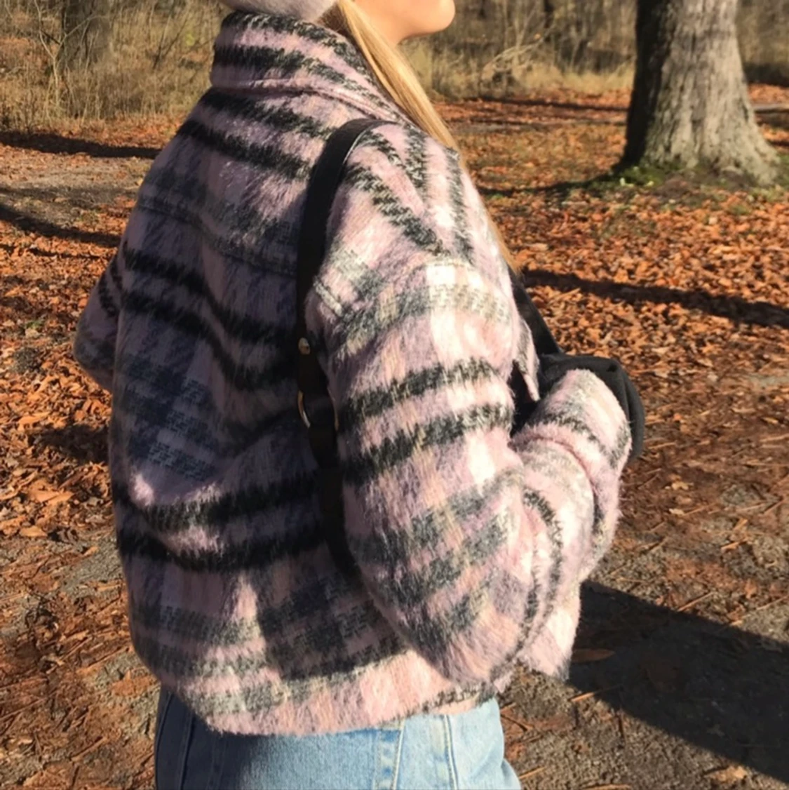 Rutig jacka från Missguided