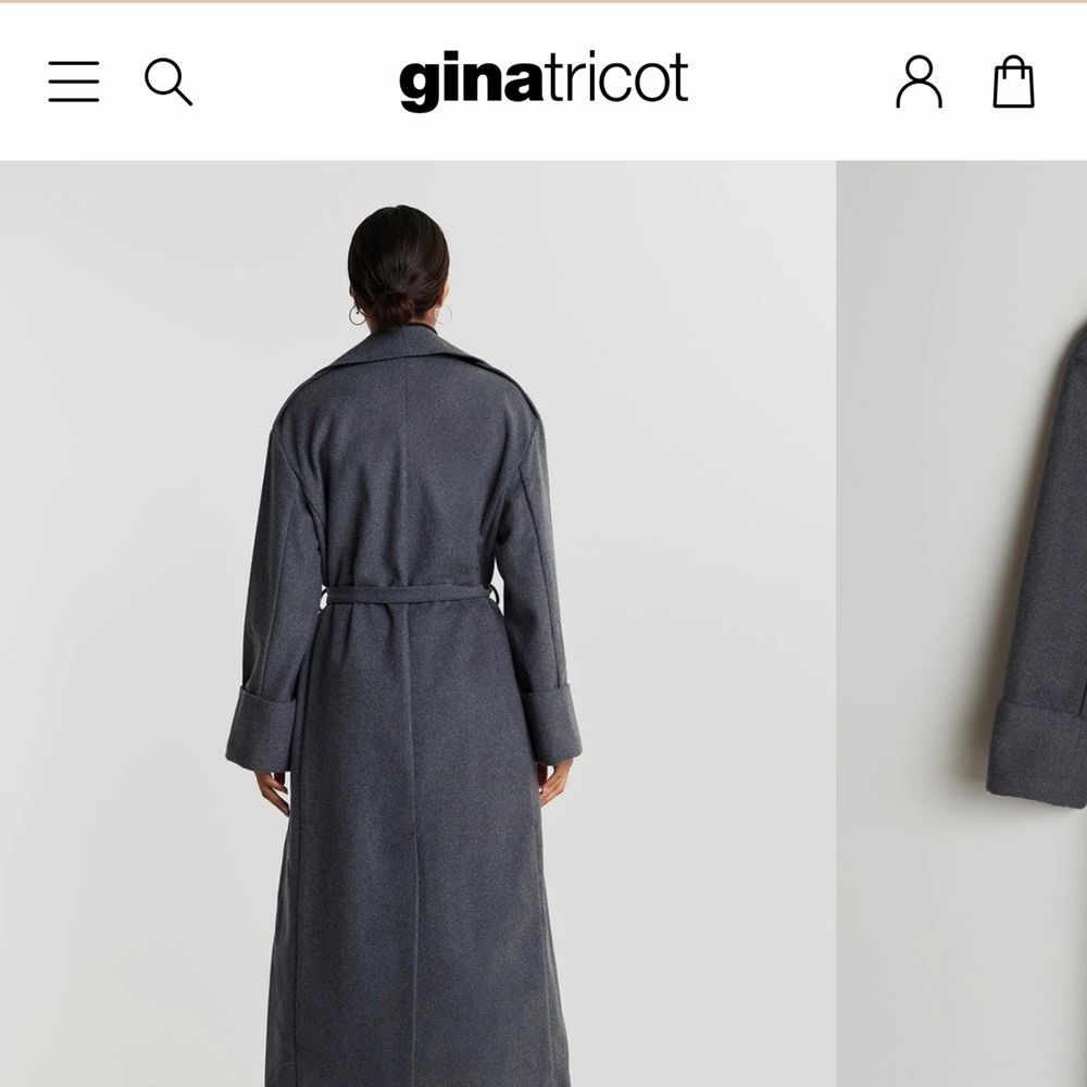 New grey Gina Tricot coat. . Jackor.
