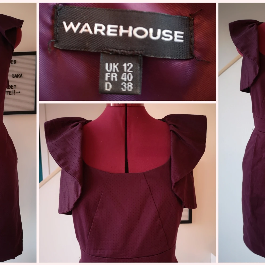 Warehouse klänning stl 12 .  - 91