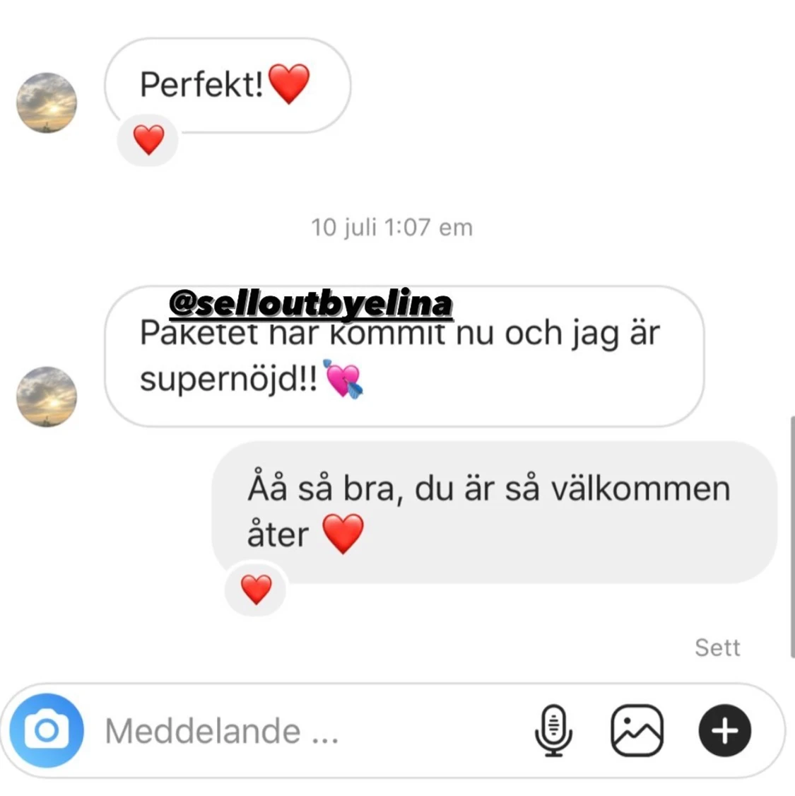 Nöjda kunder från instagram - 90