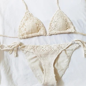  - Superfin virkad bikini. Frakt ingår 💕