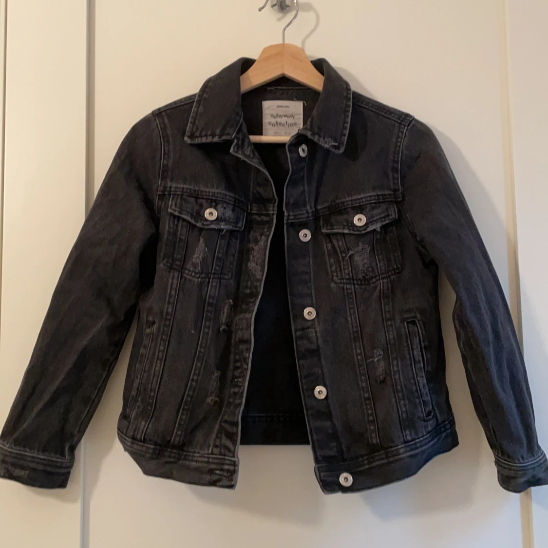 Svart Jeansjacka  - 90