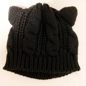 Katt mössa - Svart färg, oanvänd skikt