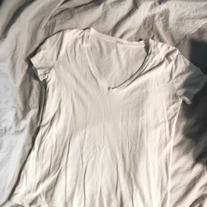  - Vit t-shirt från Brandy Melville! Fint skick! 40kr frakt eller mötas upp i Stockholms innerstad ♥️🌹 