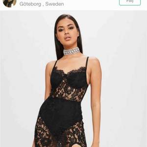 Supersnygg svart spetsklänning ifrån Missguided i stl 36😍👌🏻 köparen står för frakten