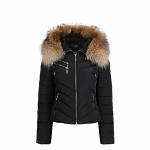  - Vinterjacka av dun från Hollies. Köpt för 3 år sedan, därmed hittar jag inte bild. Men ungefär liknande jacka som bild ovan, minus dragkedjorna vid bröstet. Köpt för cirka 3500kr. Äkta päls, ej borttagbar. Flitigt använd, därav priset.