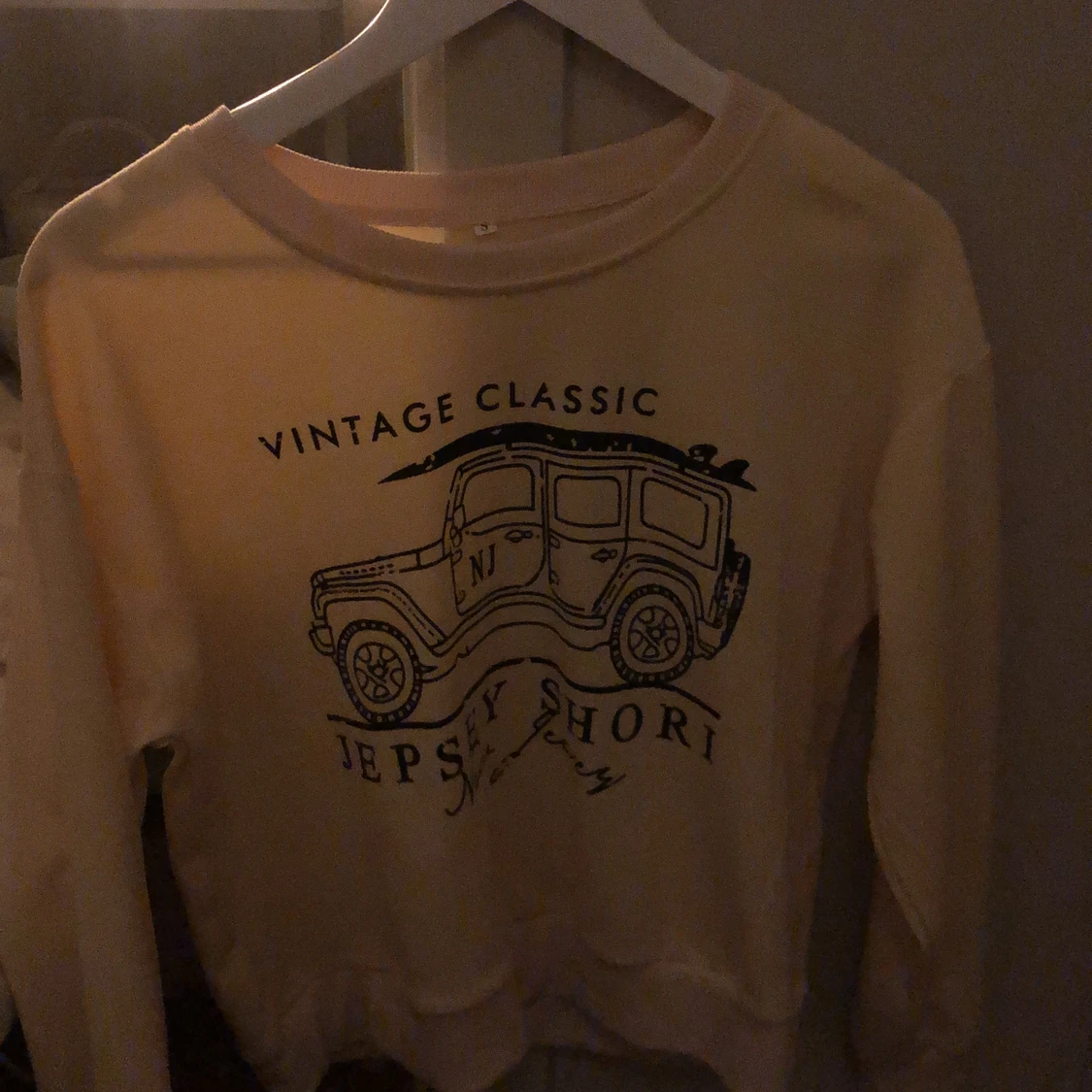 Shein sweatshirt i färgen beige