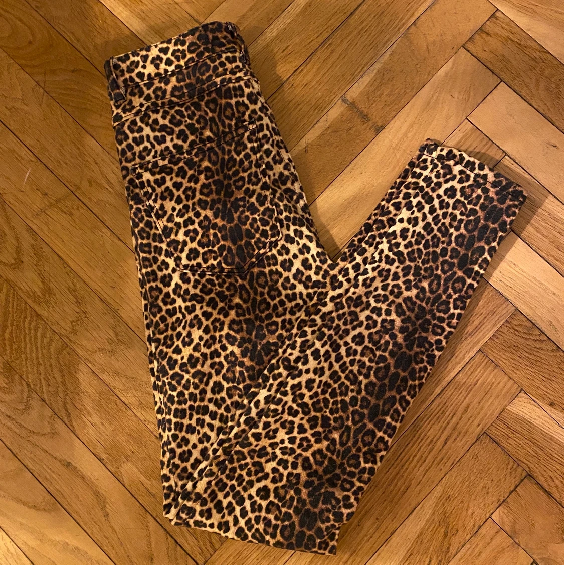 Leopardjeans från zara xs - 91