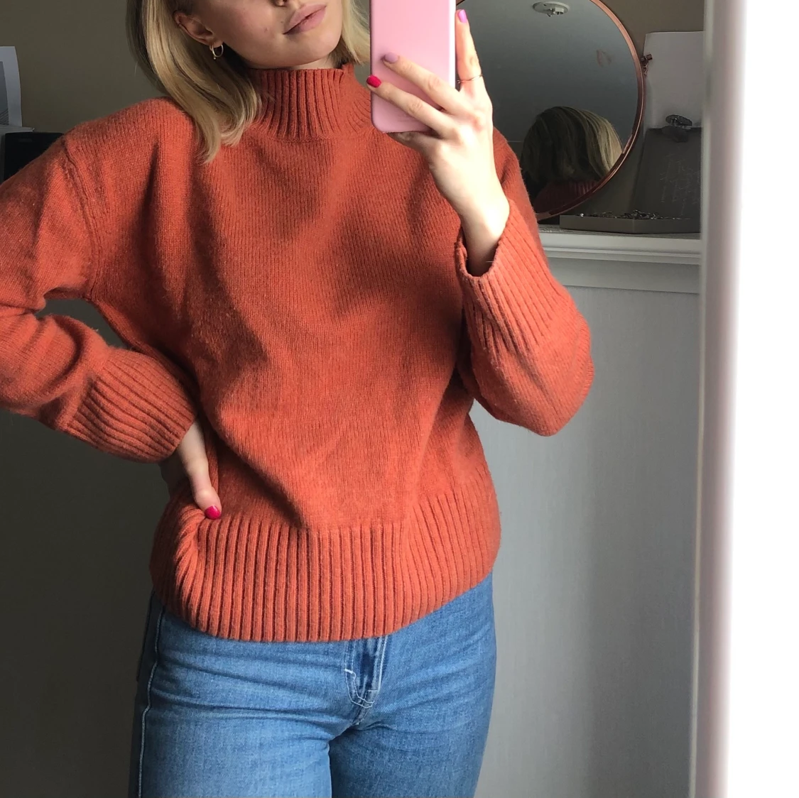 Stickad tröja från dobber, strl S