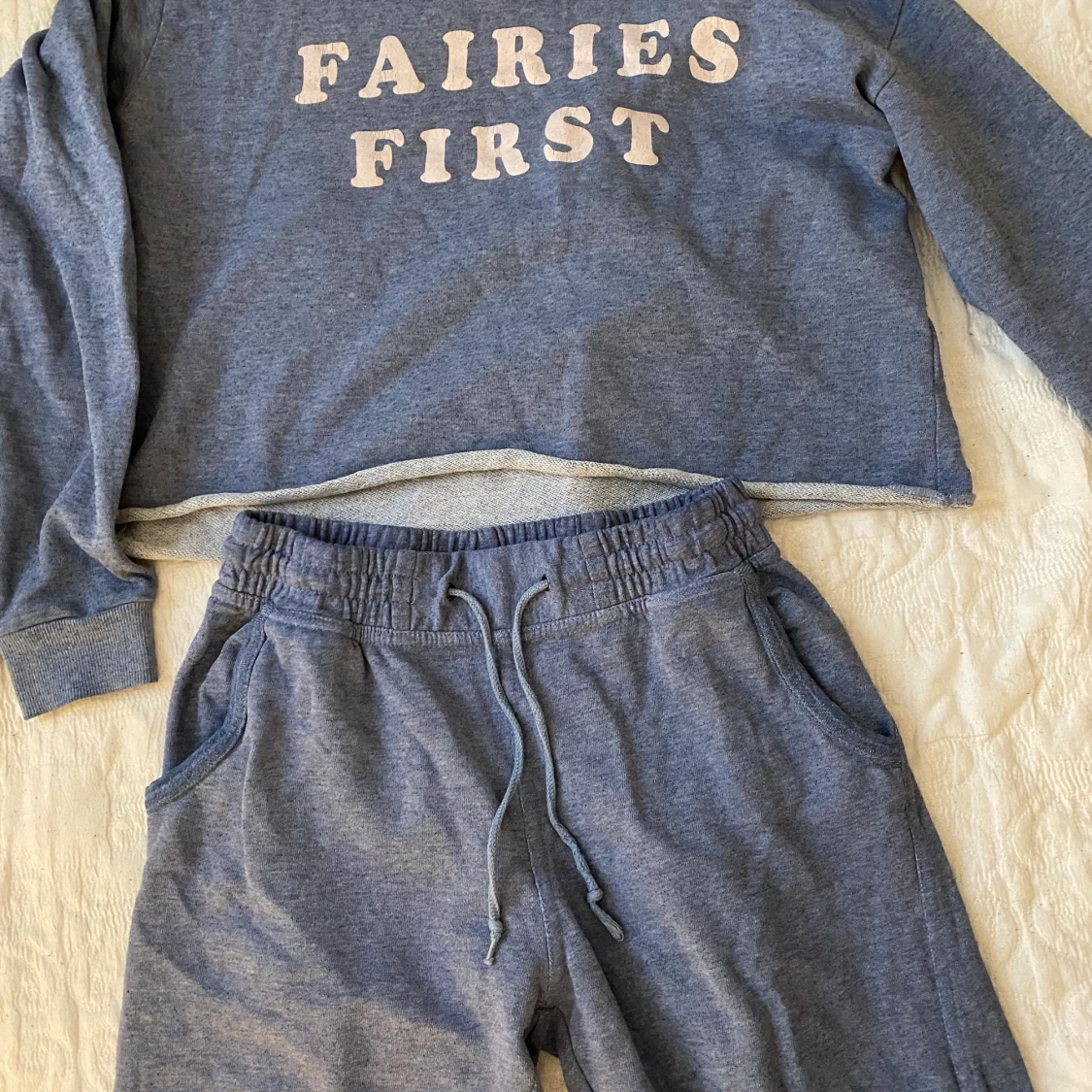 Blå pyjamas sett (GRATIS FRAKT 📦) - 91