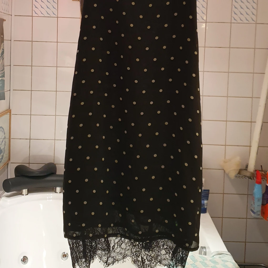 Satin klänning  - 91