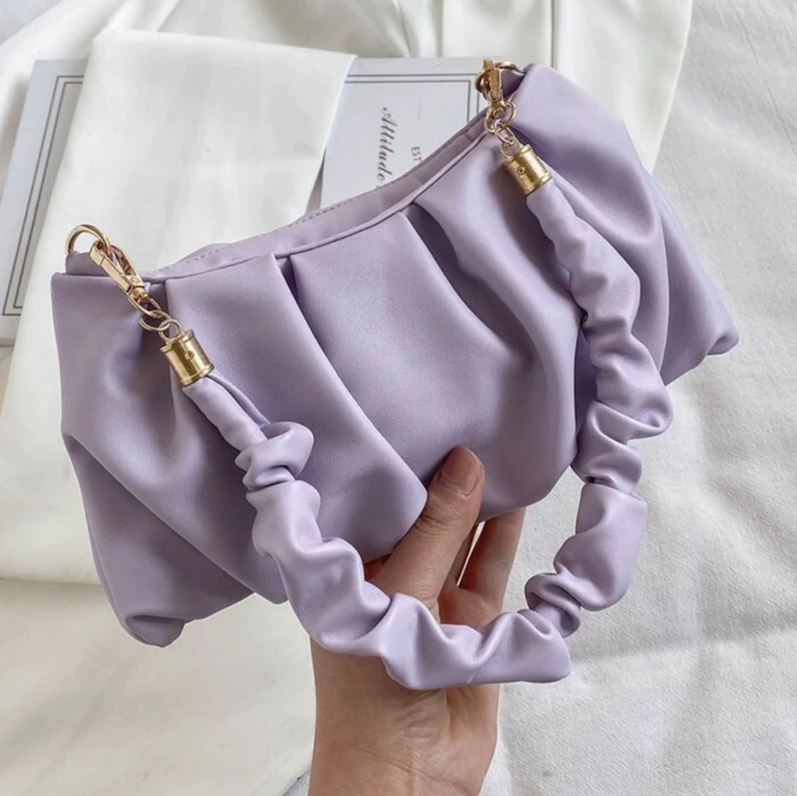 Liten lila väska - 91