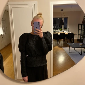 Struktur blus med puffärm🤎 - Struktur blus med puffärm🤎