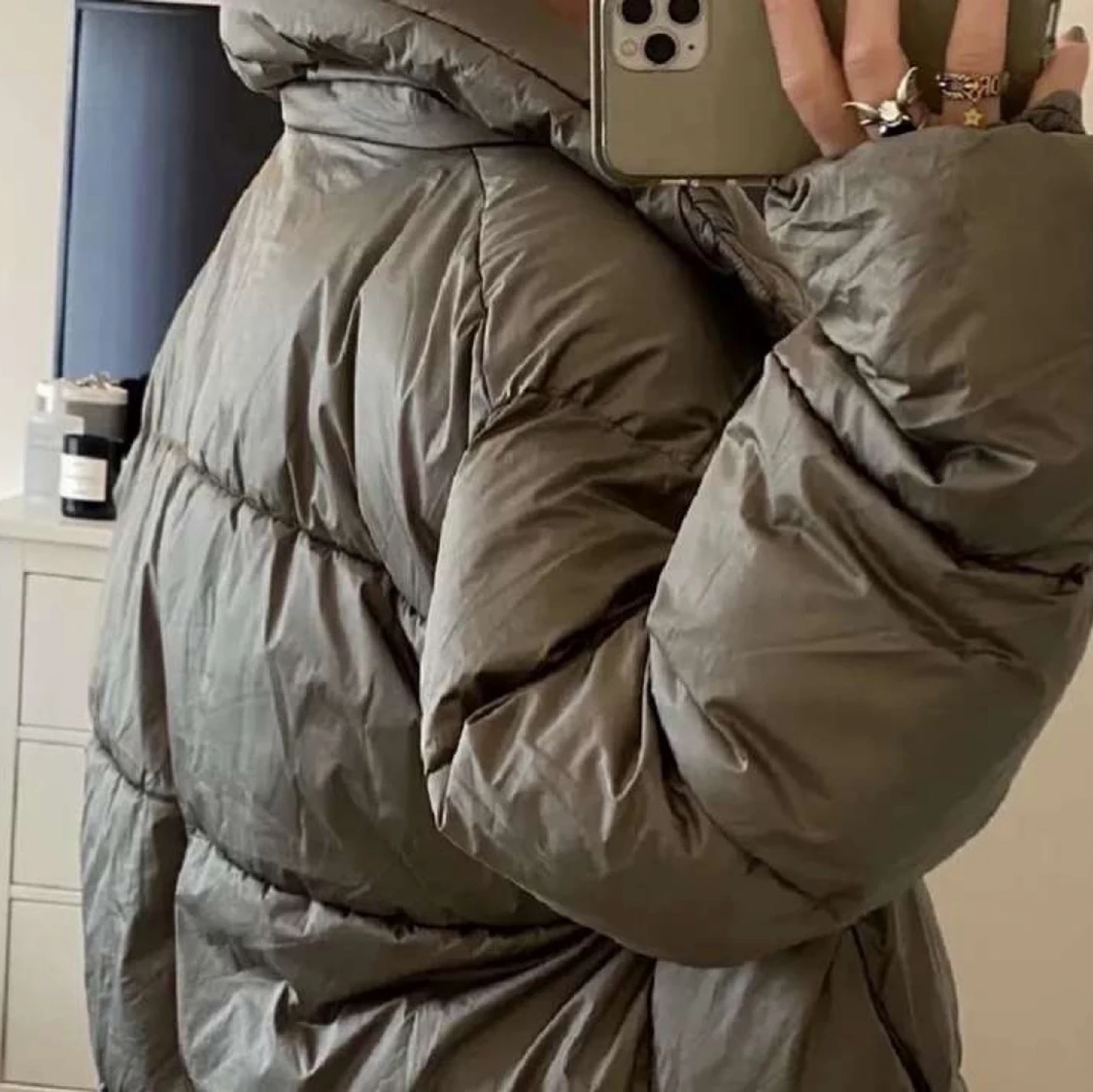 Grön dunjacka  - 90