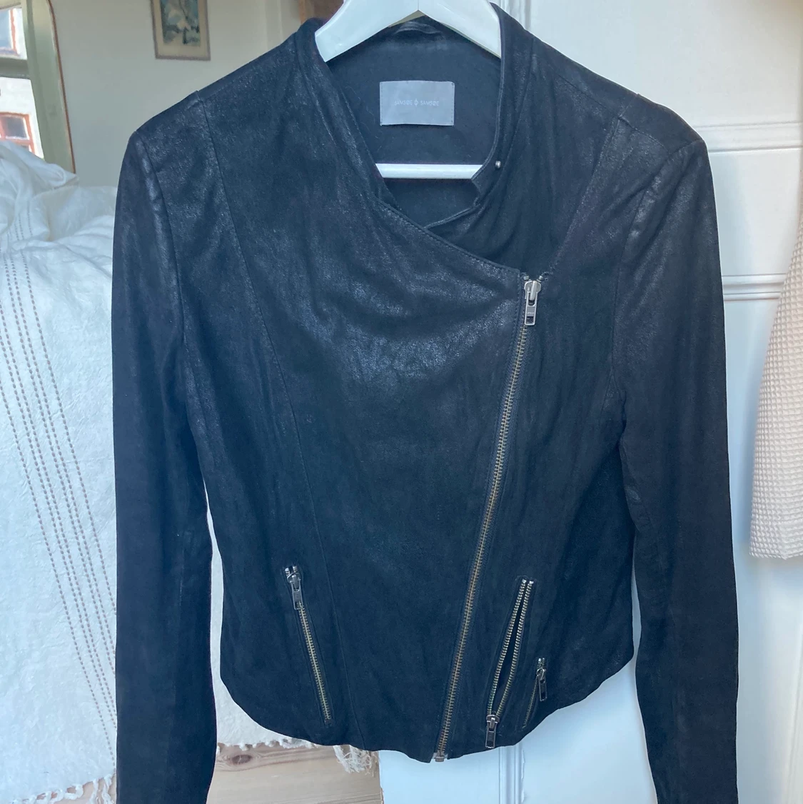 Samsøe samsøe jacka i äkta skinn  - 91