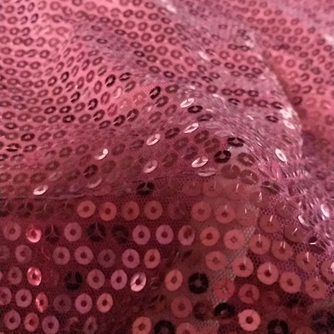 Vinröd tröja med paljetter - 90