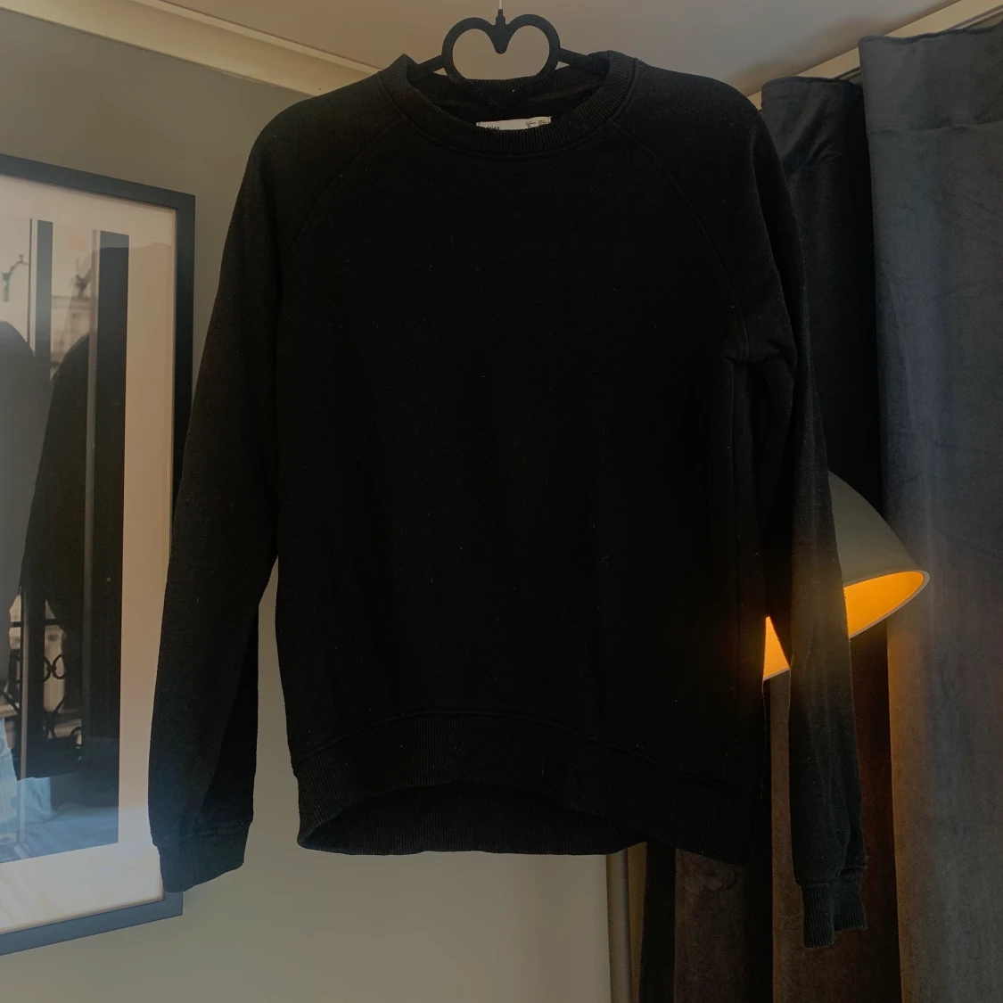 Svart college tröja  - 90