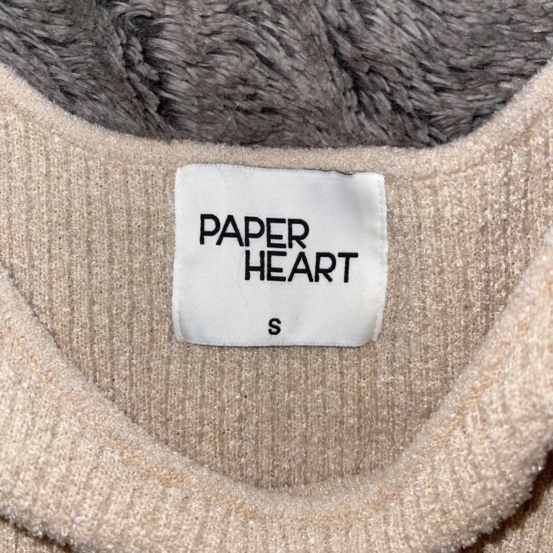 Mjuk ljusrosa/beige topp - 91