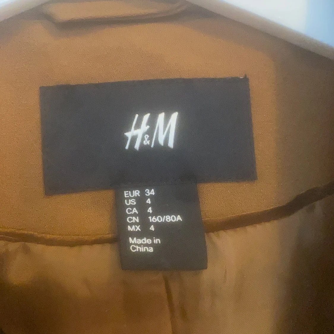 Mockafärgad kavaj HM Strl 34 - 91