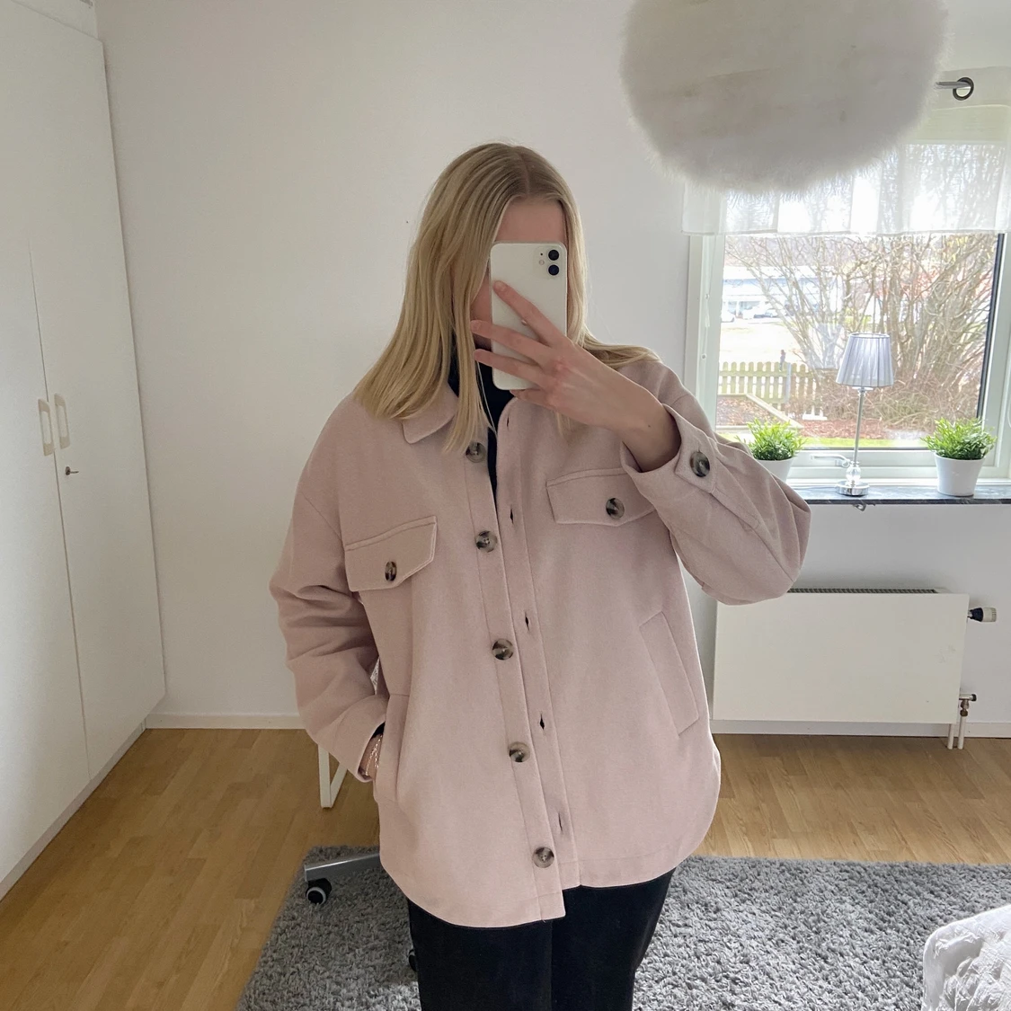 Rosa filt jacka  - 90