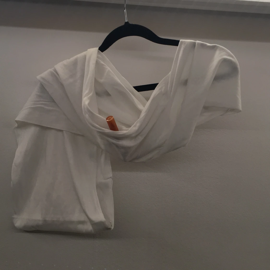 Fin vit sjal perfekt för hösten