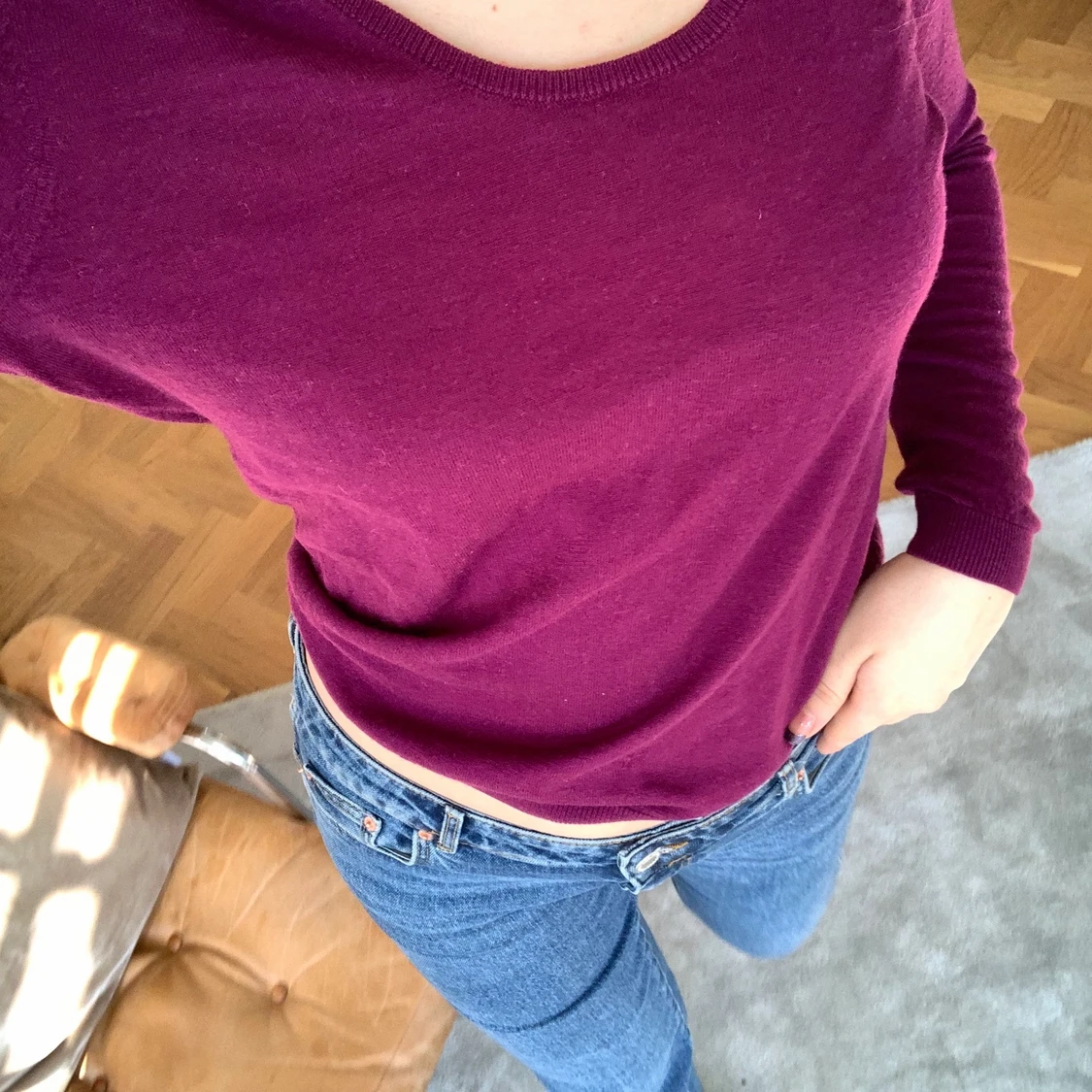 Lila tröja i Kashmir - 91