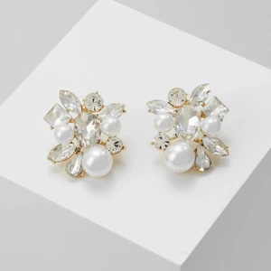 Örhängen från ALDO - Elraviel örhänge, guldfärgade med pärlor och stenar. Använt vid ett tillfälle. Superfina passar till bal, fest och till vardags! Säljer för 100kr, köparen står för frakten🤎 önskas bilder på skicket osv kan jag skicka det privat🤍