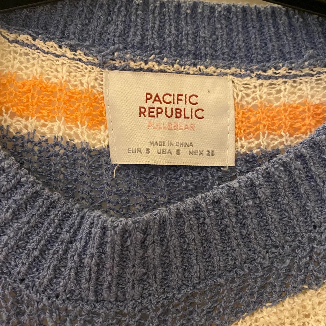 Randig stickad tröja - 91