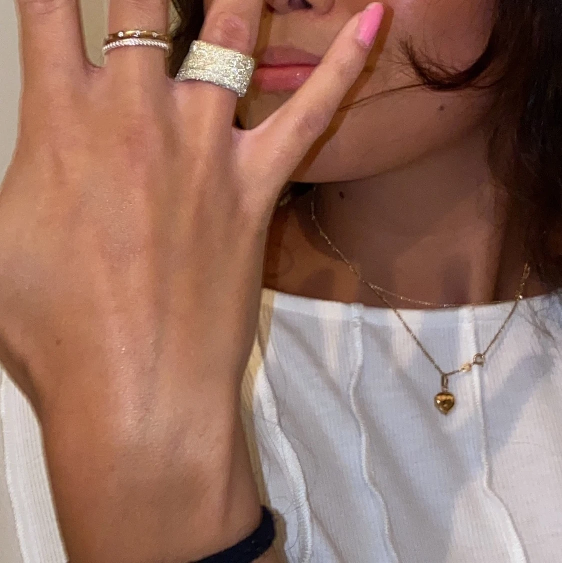 Ring i diamanter 18 karat - 90