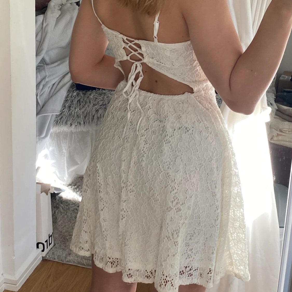 Vit klänning  - 90